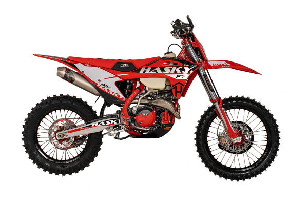 Мотоцикл кроссовый / эндуро Hasky (Хаски) F7 182 NM Racing красный/белый | Мототека